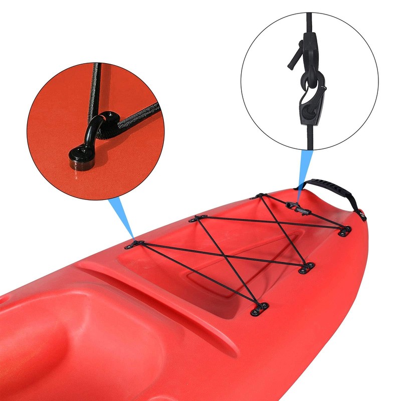 KEGOBA Kayak Tie Down Loops with Stainless Steel Rivets –