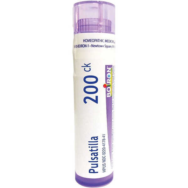 Boiron Pulsatilla 200CK, 80 Pellets, Homeopathic Medicine for Colds