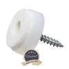 Adsamm® / 16 x felt glides with screw / white