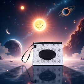 Wet Wipes Box Cute Clamshell Wipes Case Reusable Travel Refillable Portable Wipes Container Diaper Wipe Holders