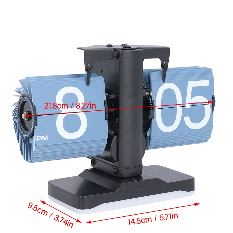 Auto Flip Clock Stylish Look Quiet Operation Adjustable Brightness Flip
