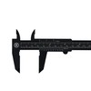 Marathon Vernier Caliper, Lightweight Durable Plastic. 0-6 inch (150mm) Scale
