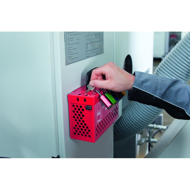ABUS Red 72/40HB40 Lockout Tagout Padlock w/ 1.5" Shackle, 12