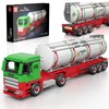 Mould King 24075 Tank Truck Model Building Block Kit, Creative