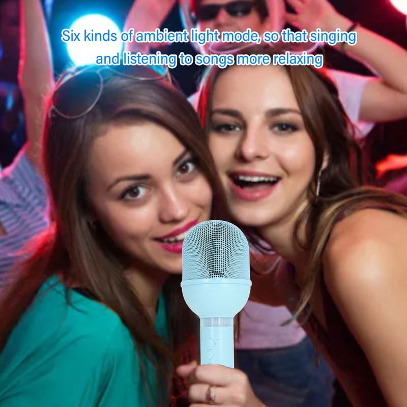 Wireless Bluetooth Microphone High Sound Quality Versatile Portable Handheld Karaoke