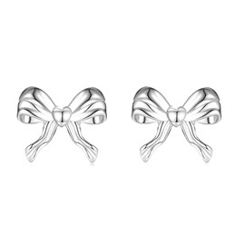 DAYLINLOVE Butterfly Knot Gift Butterfly Knot 925 Silver Gold Butterfly Knot Butterfly Knot Girls, Sterling Silver, No Gemstone