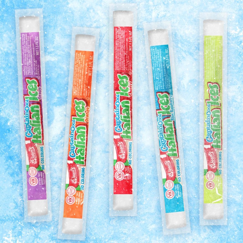 Clear Italian Ice Freeze Pops, 10 Count Freeze Pops Bulk