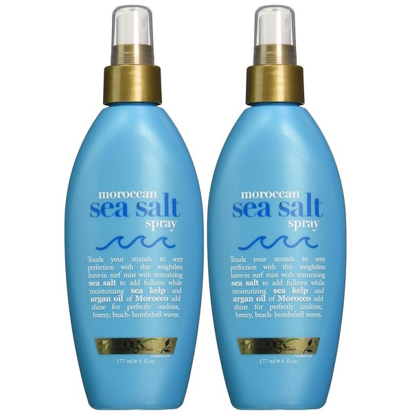 Ogx Moroccan Sea Salt Spray 6 Ounce (177ml) (2 Pack)