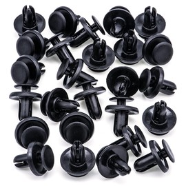 Rexka 25pcs Fender Liner Clips for Subaru 909130013 Forester Legacy Impreza Mitsubishi MR288150 Endeavor, Galant, Lancer, Mirage, Montero & Outlander