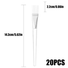 Makeup Brushes Face Mask Applicator Facial Mask Brush Multifunction Cleaning Brush Cosmetic Tools for Facial Mask Body Lotion or Mixed Mask (20Pcs)