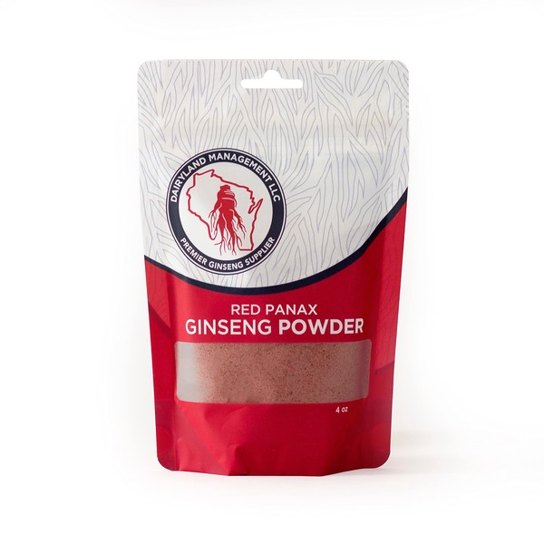 Red Panax Ginseng Powder with Natural Ginsenosides - Supports Healthy Energy, Vitality, Mood and More