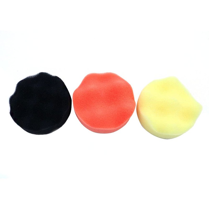 ANCLLO 9pcs Sponge Foam Cone Shape Metal Polishing Pad Wool