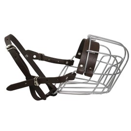 Dogs My Love Metal Wire Basket Dog Muzzle Rottweiler Large Male. Circumference 16.5", Length 4.5"