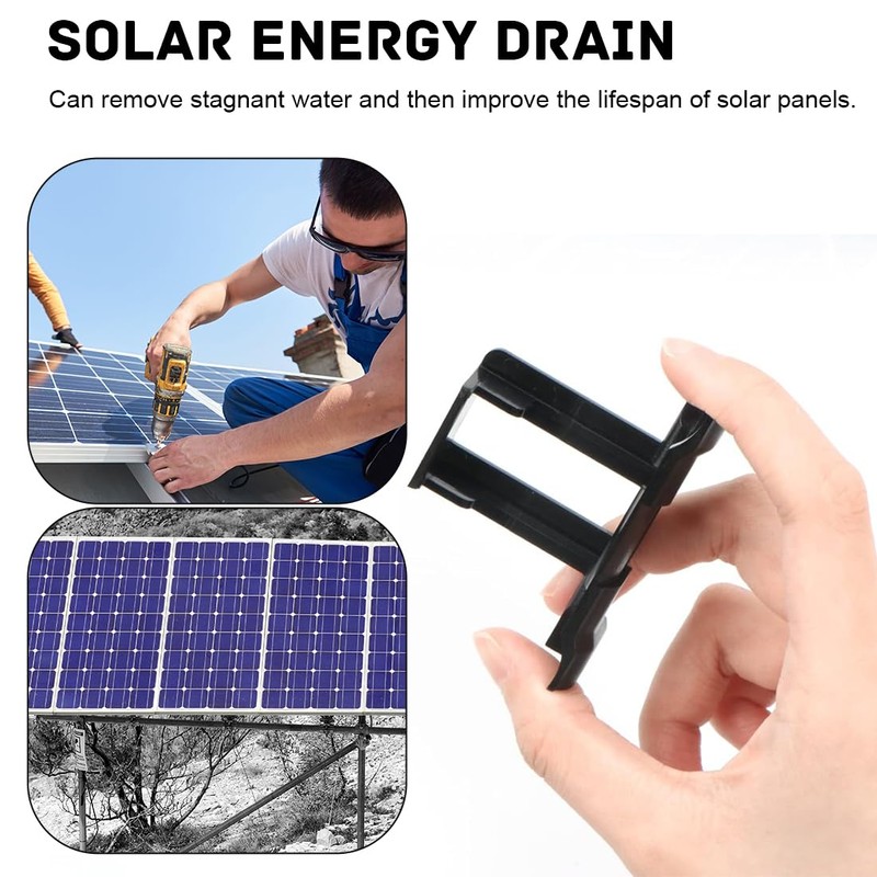Solar Panel Water Drain Clips Drainage Clips Solar Panel Mud