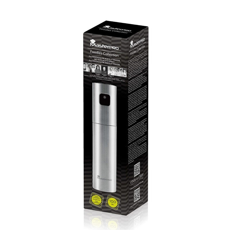 MasterPRO Foodies | Ölzerstäuber | 100 ml Sprühvolumen 4x17,5 cm