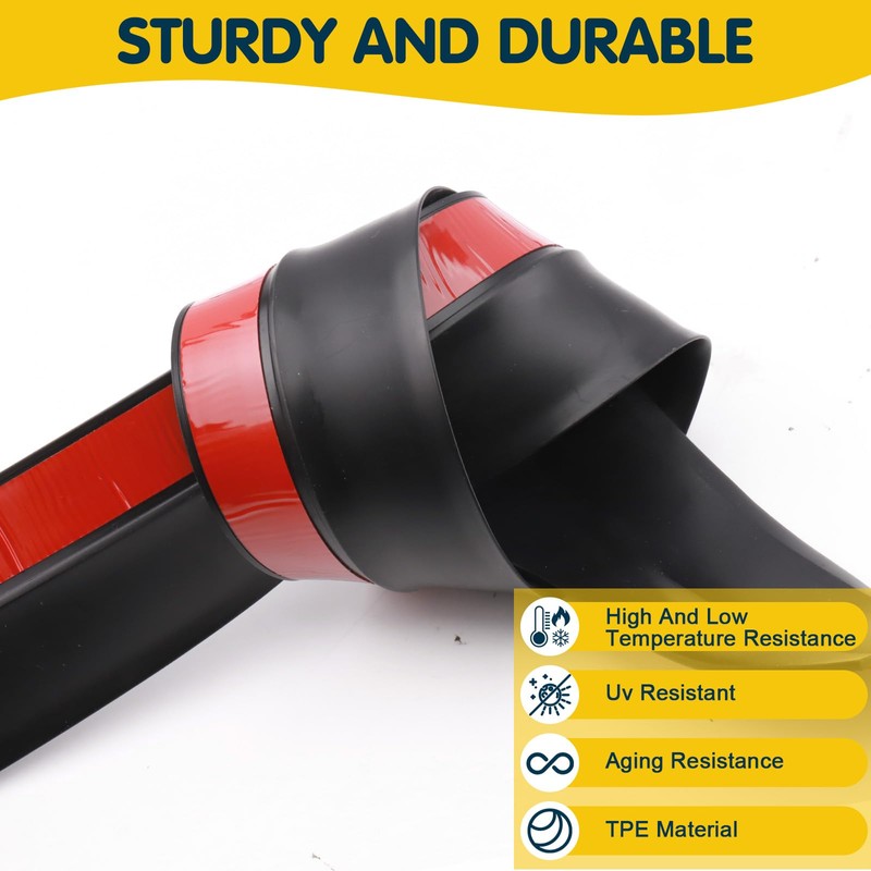Garage Door Seal Top and Sides - 36 FT TPE