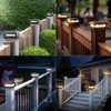 Brightever 4x4 Solar Post Cap Lights Outdoor 8 Packs, Waterproof