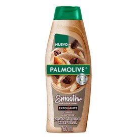 Palmolive, Smoothie Para tu Piel, Café y Almendras, Jabón Líquido Corporal con Espuma Cremosa para Exfoliar, Humectar y Consentir tu Piel, 760 mL