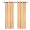 Lavish Home 63-95T938-G Olivia Jacquard Grommet Single Curtain Panel, 95-Inch,