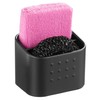 iDesign Sponge and Scrubber Holder with 2 Compartments for Kitchen
