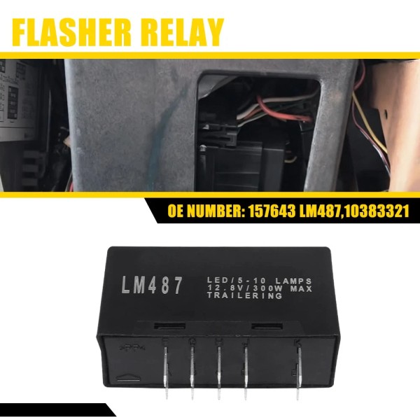 Unbranded Hazard Warning LED Flasher Relay Fits 2003-2006 Chevy Tahoe