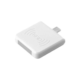 Aswalling Mini Portable RFID ID Card Reader 125KHz USB Smart EM Card Reader forWin8 Android OTG Smart Phone Support White