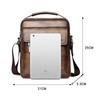 SonaGear Leather Messenger Bag for Men, Stylish Briefcase for work