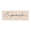 Hero Arts C6465 Wood Block Stamp, Cursive Congratulations