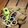 Frog Flag edc Knuckle Key Holder, Luminous Self Defense, Crime
