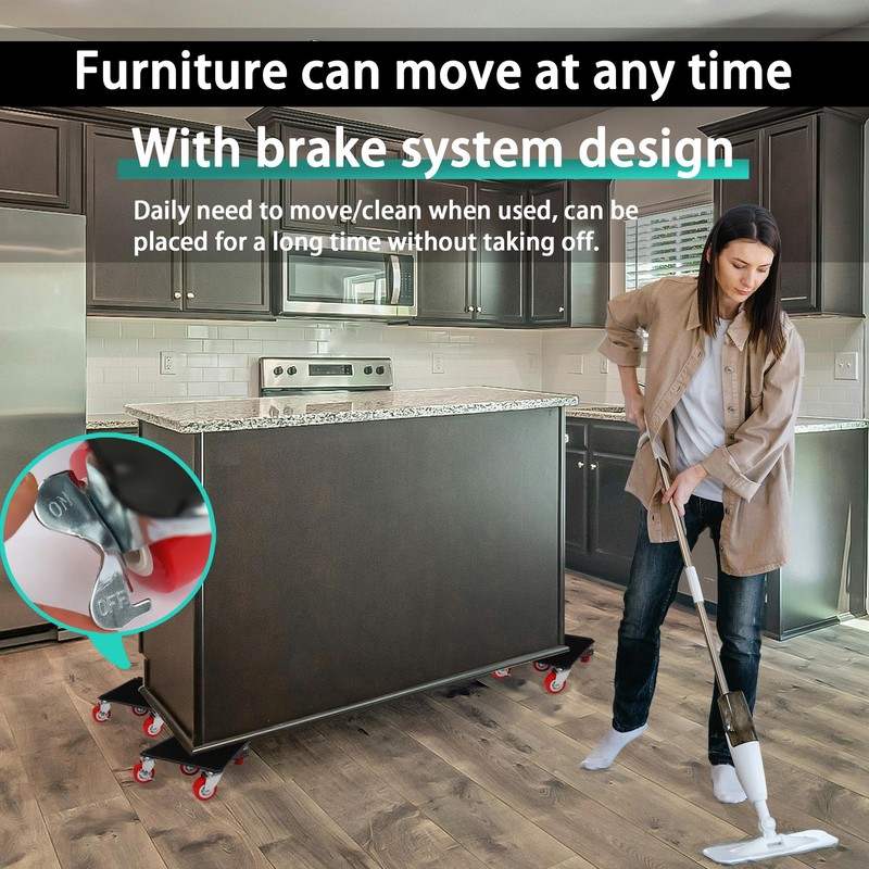SAPITER XXXL 8.7 inch - Furniture Dolly Movers with 5