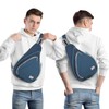 ZOMAKE Bolsa bandolera para mujeres y hombres:Mochila bandolera Crossbody pequeña