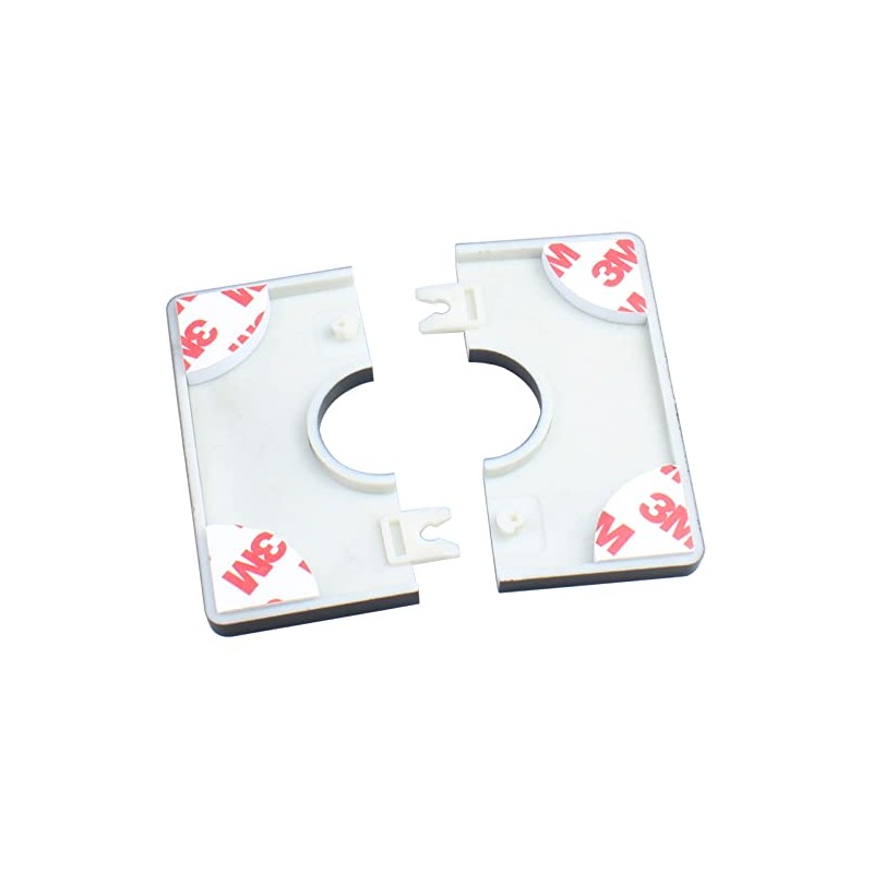FDXGYH 2 Pcs 2.0 Inch ABS Wall Split Flange Self-Adhesive