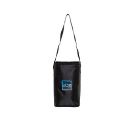 Box&Box Insulated Lunch Bag, Insulated Lunch Box for Men and Women, Tote Bag, Reusable Grocery Bags, for Pizza, Groceries, Drinks, Travel Bag for Car, Picnic, Work, Beach (Black)