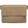 styleBREAKER clutch with studs, evening bag, shoulder straps, handle, shoulder