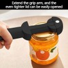 2PCS Adjustable Stainless Steel Bottle Opener, 2.5–9.5cm Multi-Function Can Opener