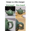 Celadon Teapot,Jade Green Porcelain Teapot,Kungfu Tea Utensil,Tea Ceremony,4 Optional Colors,龙泉青瓷茶壶