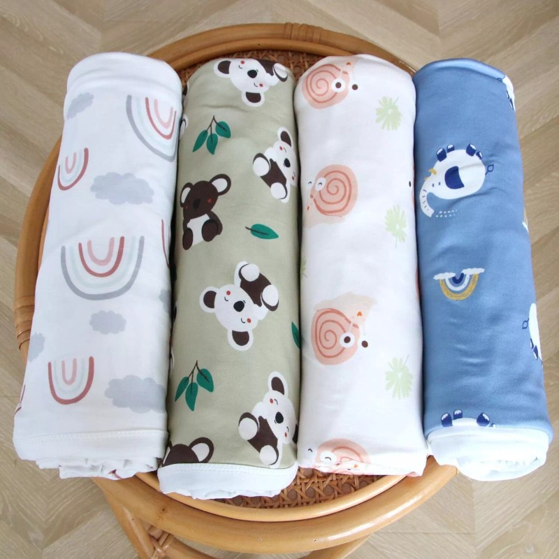 Unbranded Rainbow baby blanket jersey swaddle blanket soft and breathable