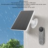 Solar Panel Ladegerät, Solar Panel Solarkamera Ladegerät für Türklingel IP66