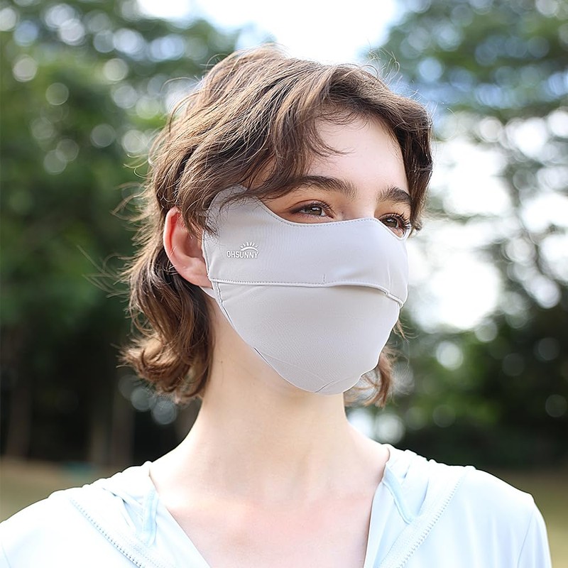 UV Face Cover UPF 50+ Women Breathable Face Covering Protection