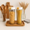 ZNEFUN 2 Pack 34OZ Pasta Storage Container with Airtight Seal,