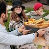 ECWAY Bread Box for Kitchen Countertop - Bamboo Fiber Bread