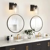 4-Pack Seeded Glass Shade Covers, Cylinder Bubble Glass Replacements Lampshade