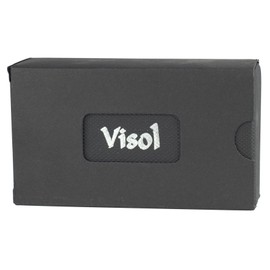 Visol Infinity Flame Chrome and Carbon Fiber Double Torch Cigar Lighter