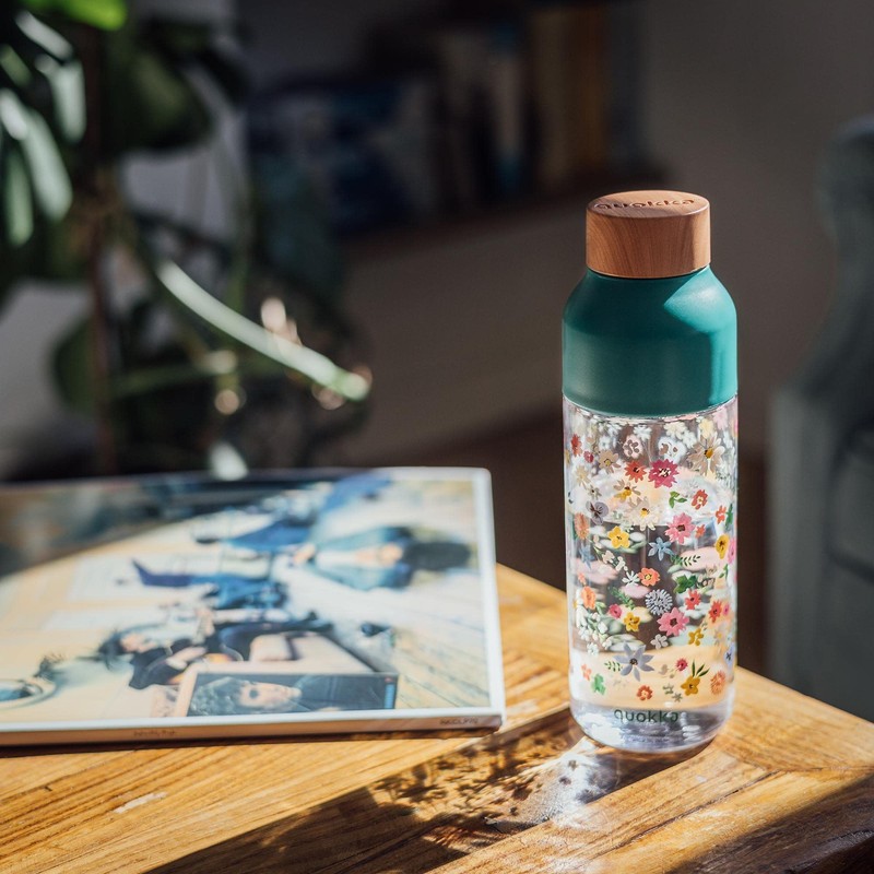 Quokka Ice Flower Stripes | Bottle Made from Ecozen 720