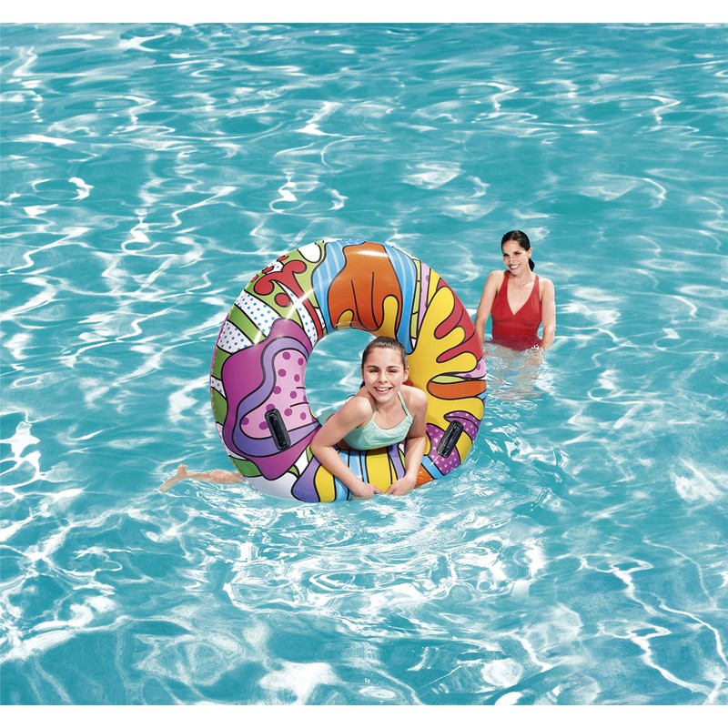 BESTWAY 36125 POP Swimming Pool Ring, Multi-Colour