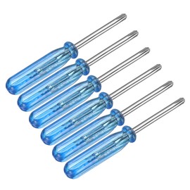 uxcell 6pcs Mini Phillips Screwdriver 2.0mm 45mm Length Micro Precision Cross Head Screw Driver with Non-Slip Handle for Watch Eyeglasses Electronics Small Appliances Repair