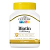 21st Century Biotina Cabello Piel Uñas 10,000 Mcg