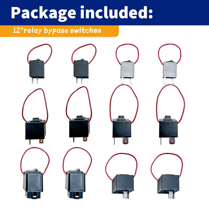 9038A Pack of 12 Relay Bypass Switch Kit and Diagnostic
