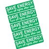 Save Energy Stickers - Light Switch Stickers - Turn off