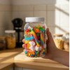 Envase Bote Tarro Contenedor pet plástico 500ml con tapa plana